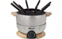BergerLanz elektronisches Fondue Set Holz