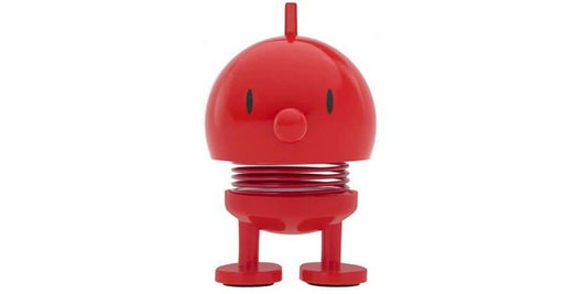 Hoptimist | Aufsteller Bumble Mini, Rot | 4x3.4x5.9 cm (LxBxH), ABS, Stahl