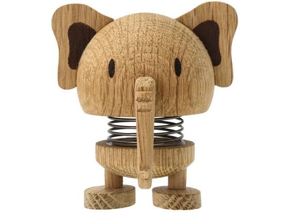 Hoptimist | Aufsteller Elefant, Gr. S | 6x6.5x6.9 cm (LxTxH), Stahl, ABS