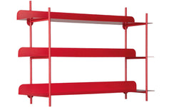 present time | Wandregal Cool Retro | Bright scarlet red