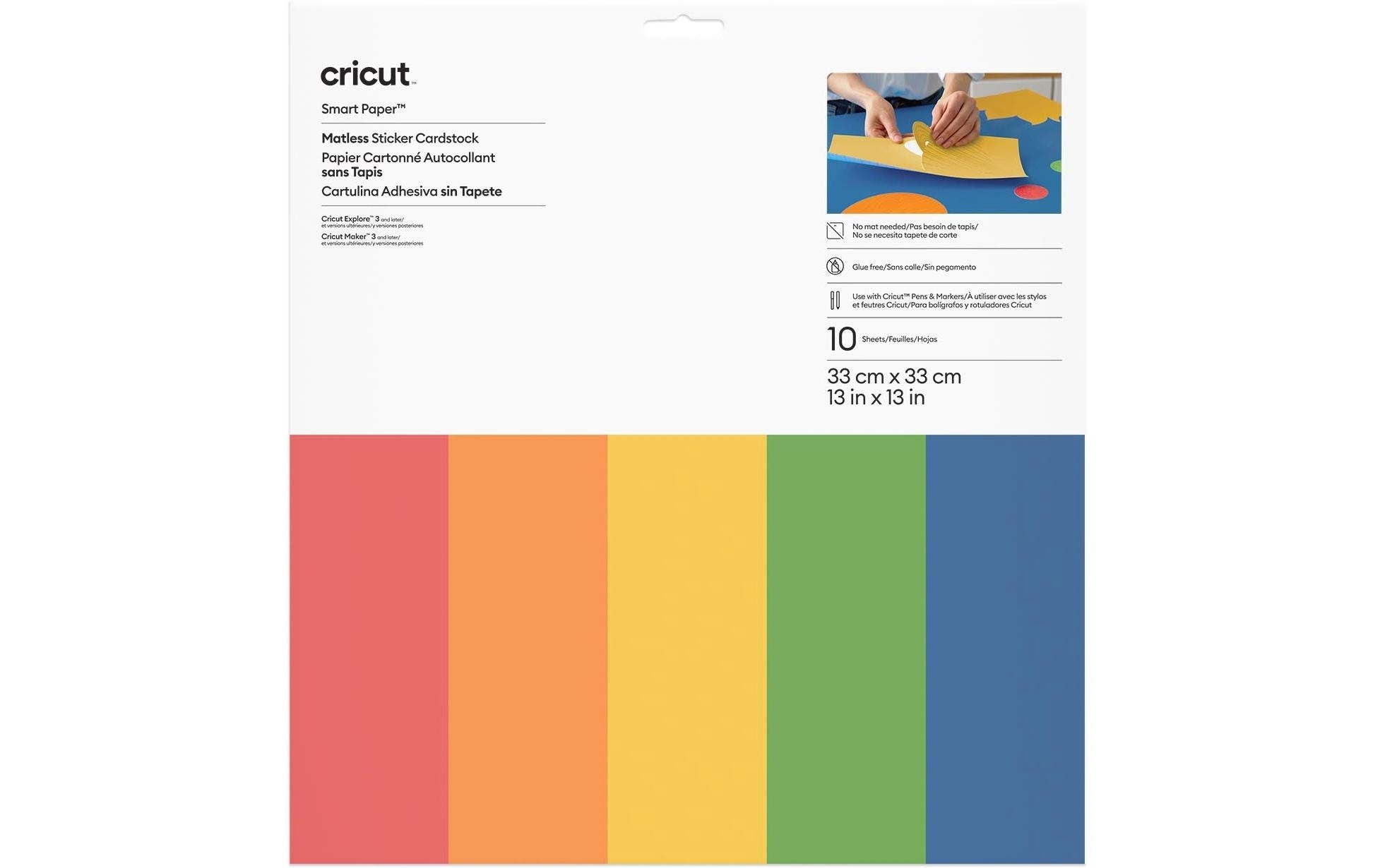 Cricut Stickerpapier Smart, 10 Blatt, Bows