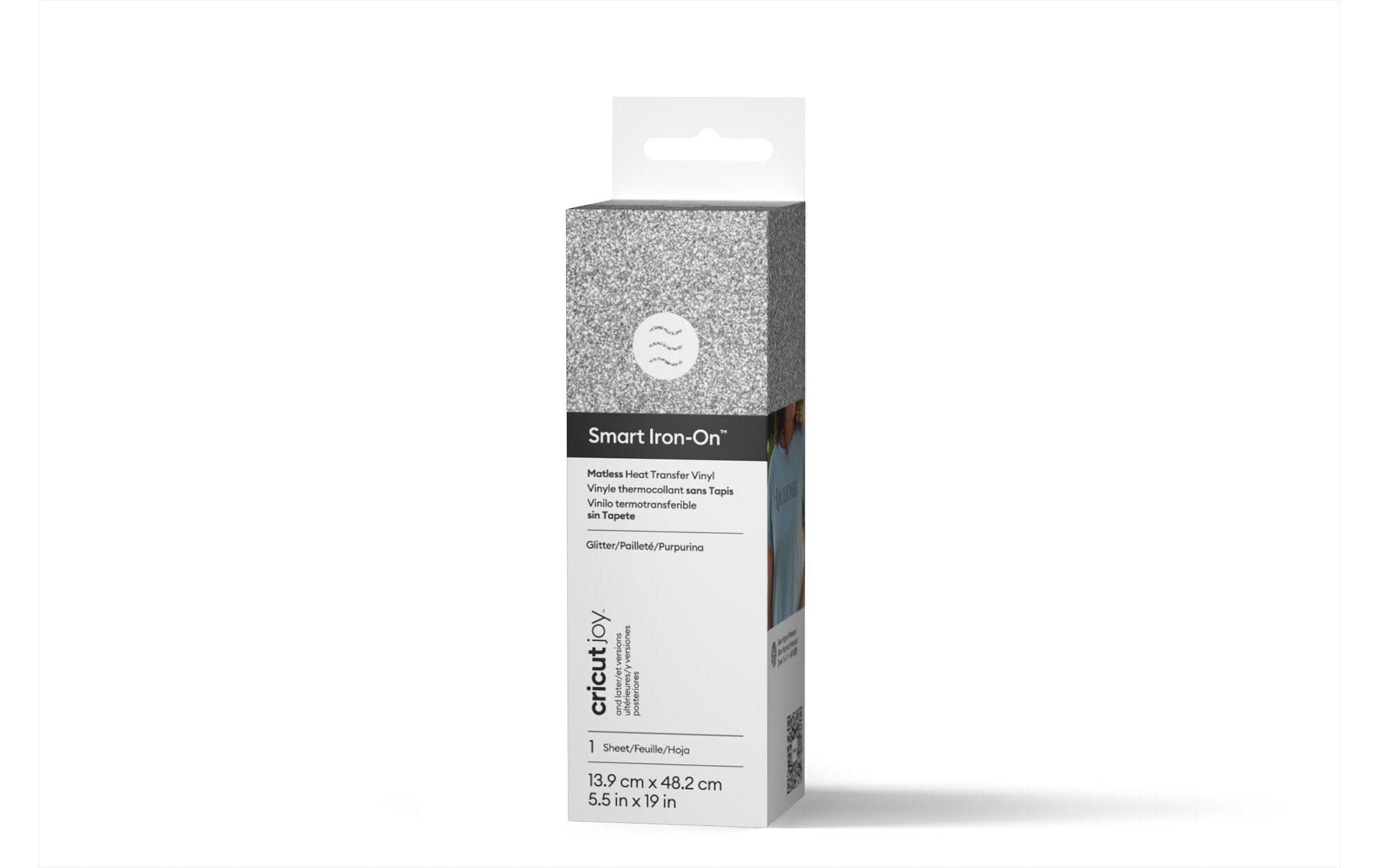 Cricut Aufbügelfolie Joy glitzer silber