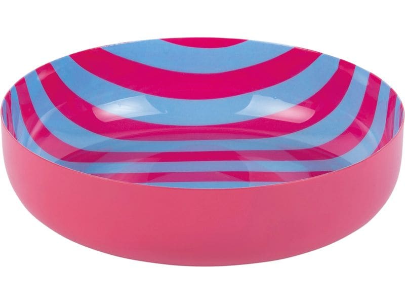 present time | Bowl Animado Small | Bright pink w. soft blue