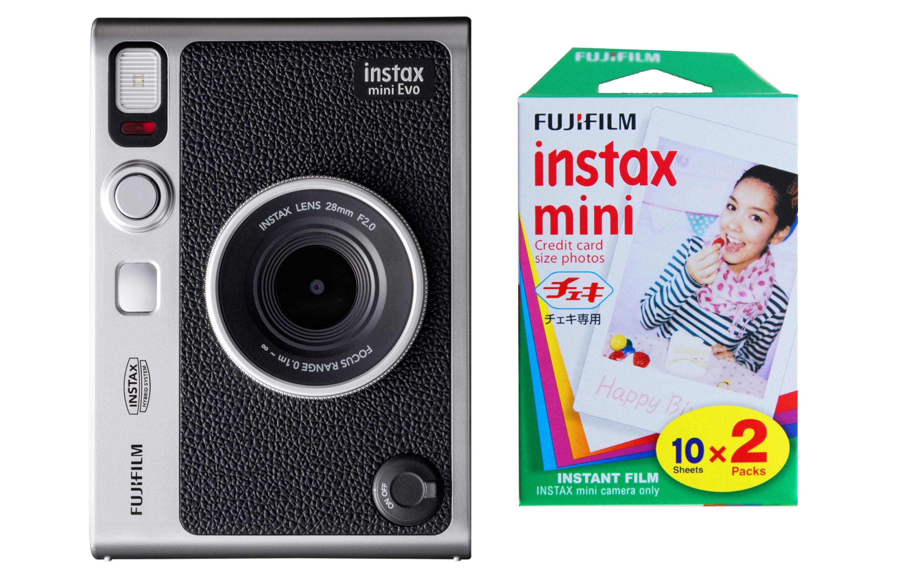 Fujifilm Instax Mini Evo Schwarz  KIT