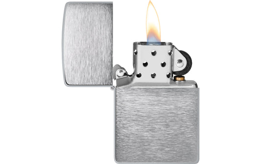ZIPPO | 200 Chrome Brushed | Zippo Chrom gebürstet
