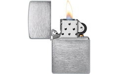 ZIPPO | 200 Chrome Brushed | Zippo Chrom gebürstet