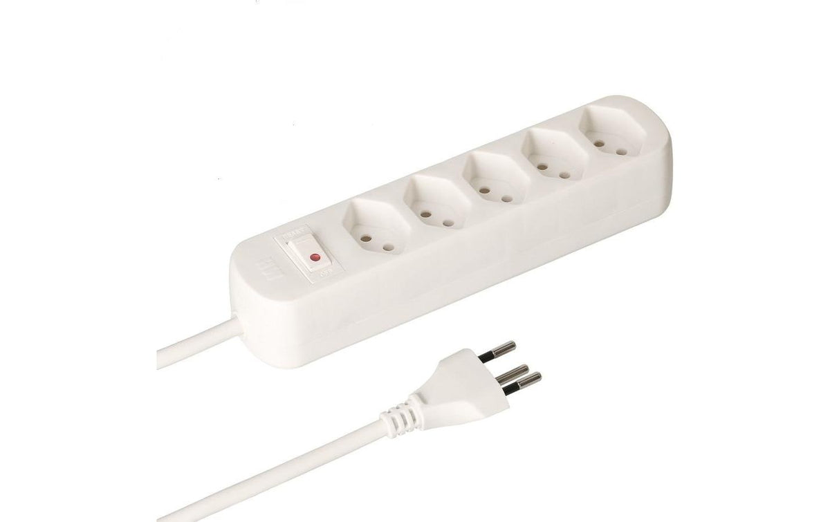 Steckdosenleiste Basic Line 5x Typ 13