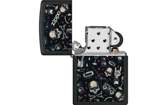 218 Grunt Pattern with Skulls