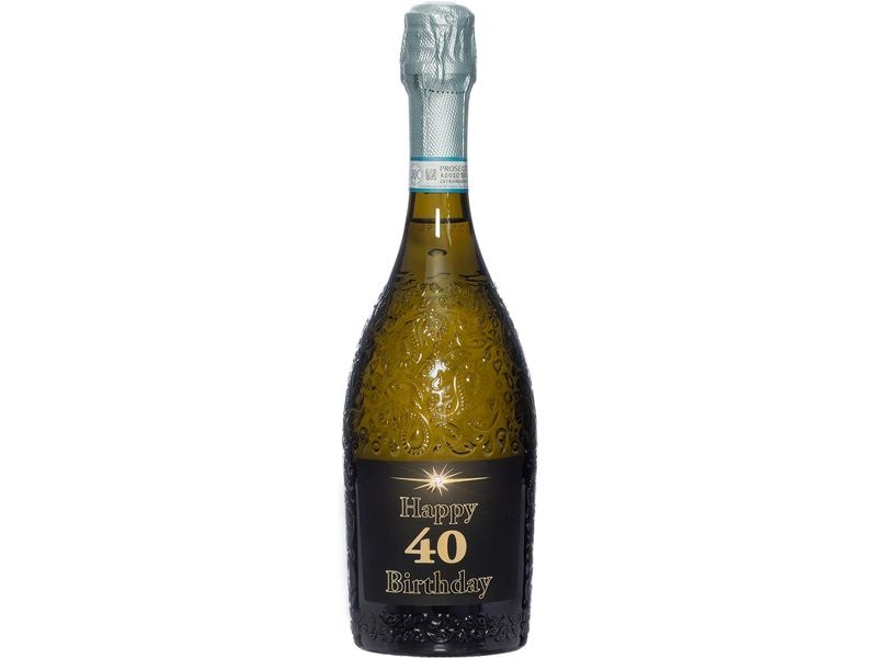 Dreams and Fantasy | Prosecco dark | Happy Birthday 40, 75cl