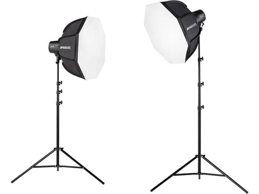 Westcott | U60-B LED 2-Light Softbox Kit | Bi-Color Type C