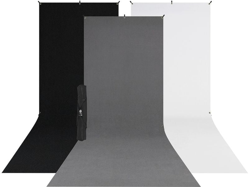 Westcott | X-Drop 3-Pack Sweep Backdrop Kit | 5 x 12