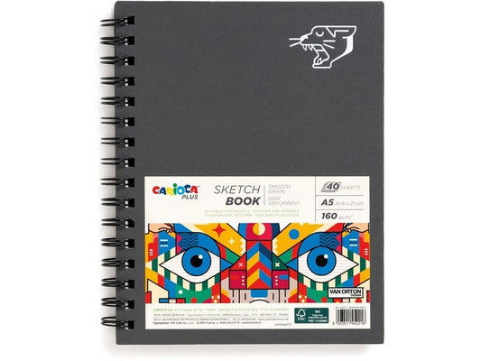 Carioca | Sketchbook Plus A5 | 40 Blatt, 160gr