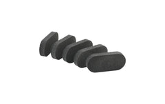 Zone Denmark | Zone Schwamm Singles, 5 Stück | Schwarz, 14.8x6.8x2 cm (LxBxH)