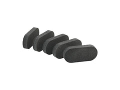 Zone Denmark | Zone Schwamm Singles, 5 Stück | Schwarz, 14.8x6.8x2 cm (LxBxH)