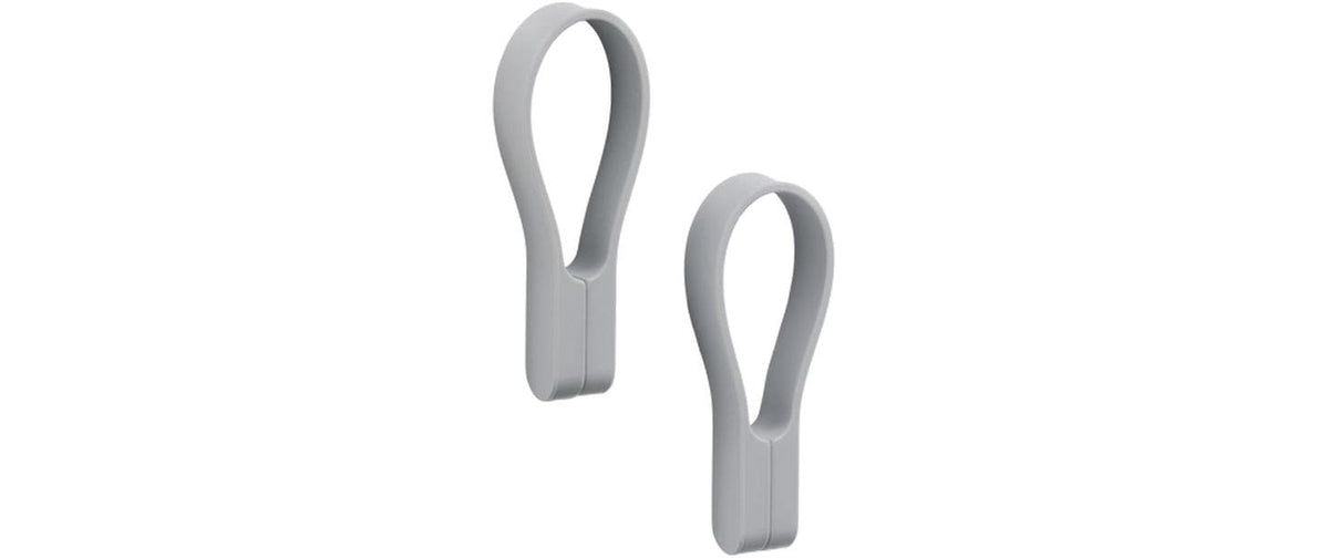 Zone Handtuchhalter Loop 2 Stück, Grau