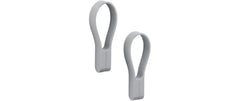 Zone Handtuchhalter Loop 2 Stück, Grau