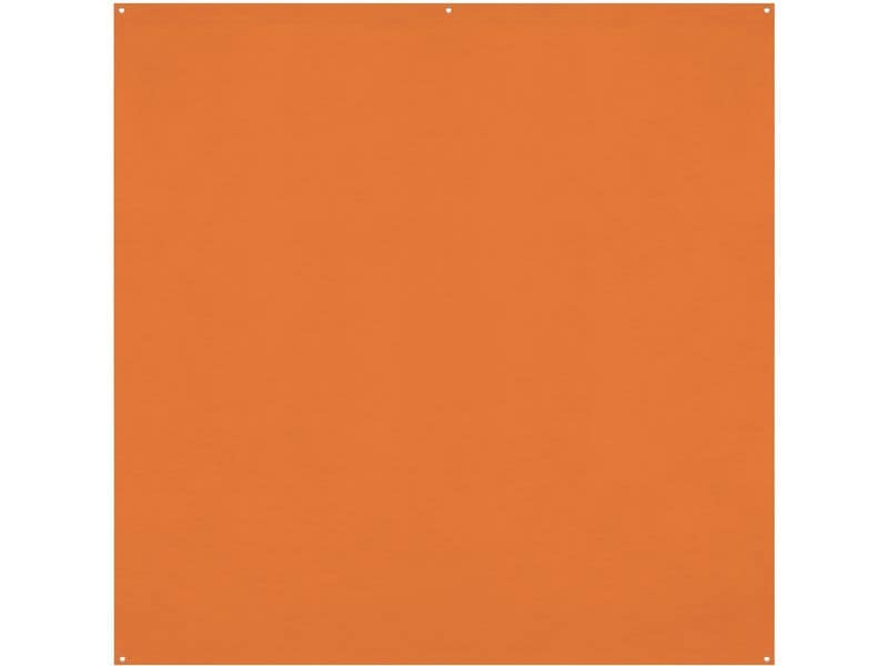 Westcott | X-Drop Pro Backdrop | Tiger Orange - Wrinkle-Resistant 8 x 8
