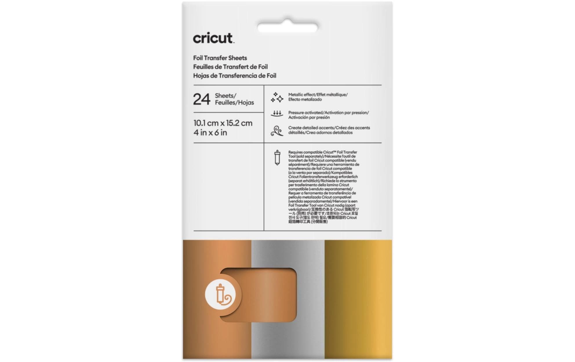 Cricut Transferfolien 10.1 x 15.2 cm Met