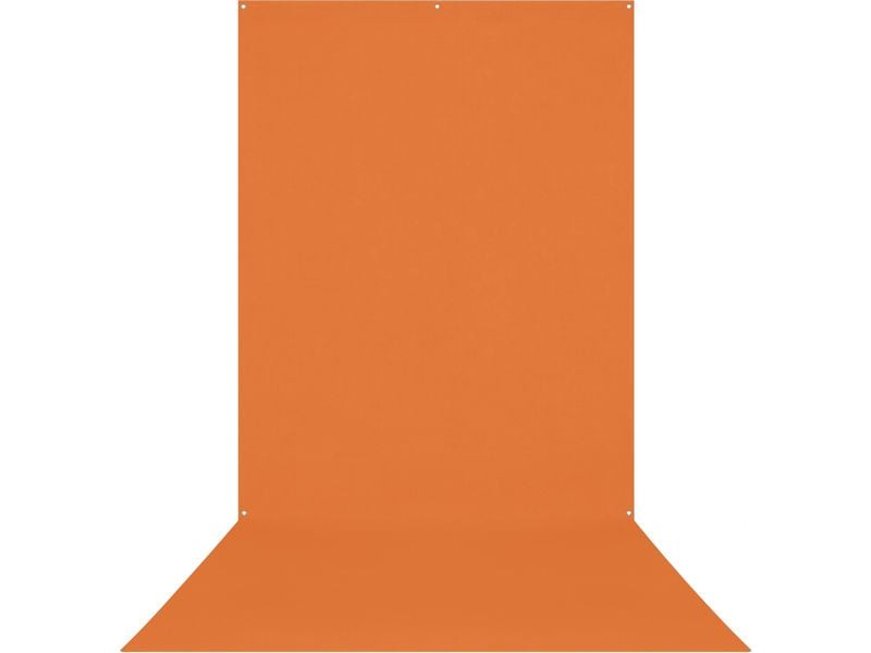 Westcott | X-Drop Pro Backdrop | Tiger Orange - Wrinkle-Resistant 5 x 12
