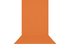 Westcott | X-Drop Pro Backdrop | Tiger Orange - Wrinkle-Resistant 5 x 12