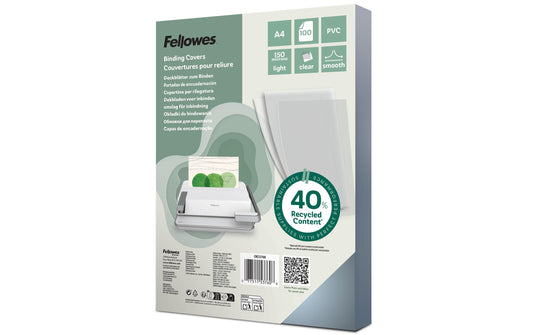 Fellowes Deckblatt Transparent,150 Micron