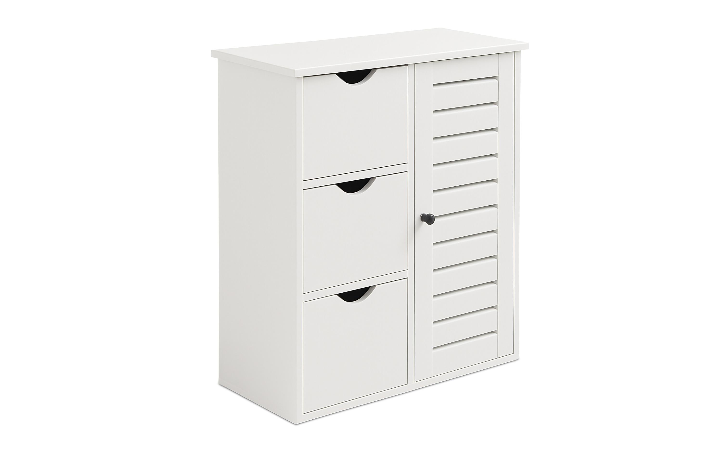 relaxdays Badezimmerschrank mit 3 Schubl.