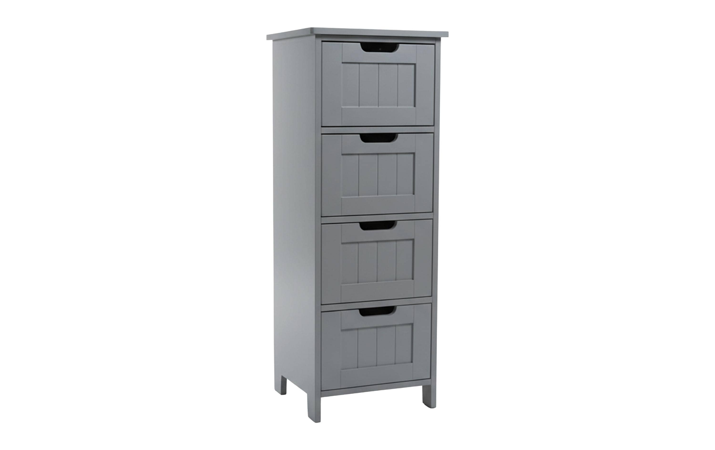 relaxdays Badezimmerschrank mit 4 Schubl.