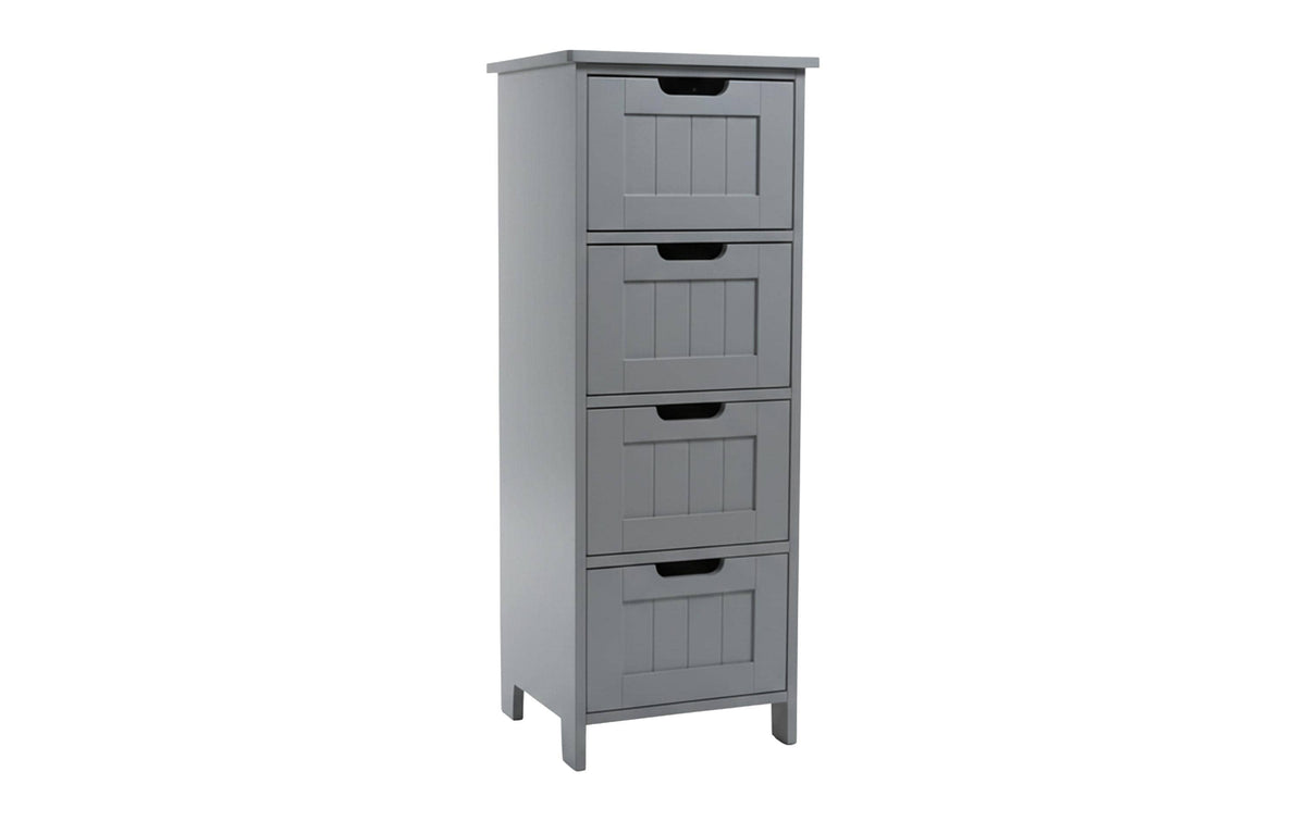 relaxdays Badezimmerschrank mit 4 Schubl.