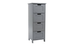 relaxdays Badezimmerschrank mit 4 Schubl.