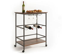 relaxdays | Servierwagen für Wein | MDF, China