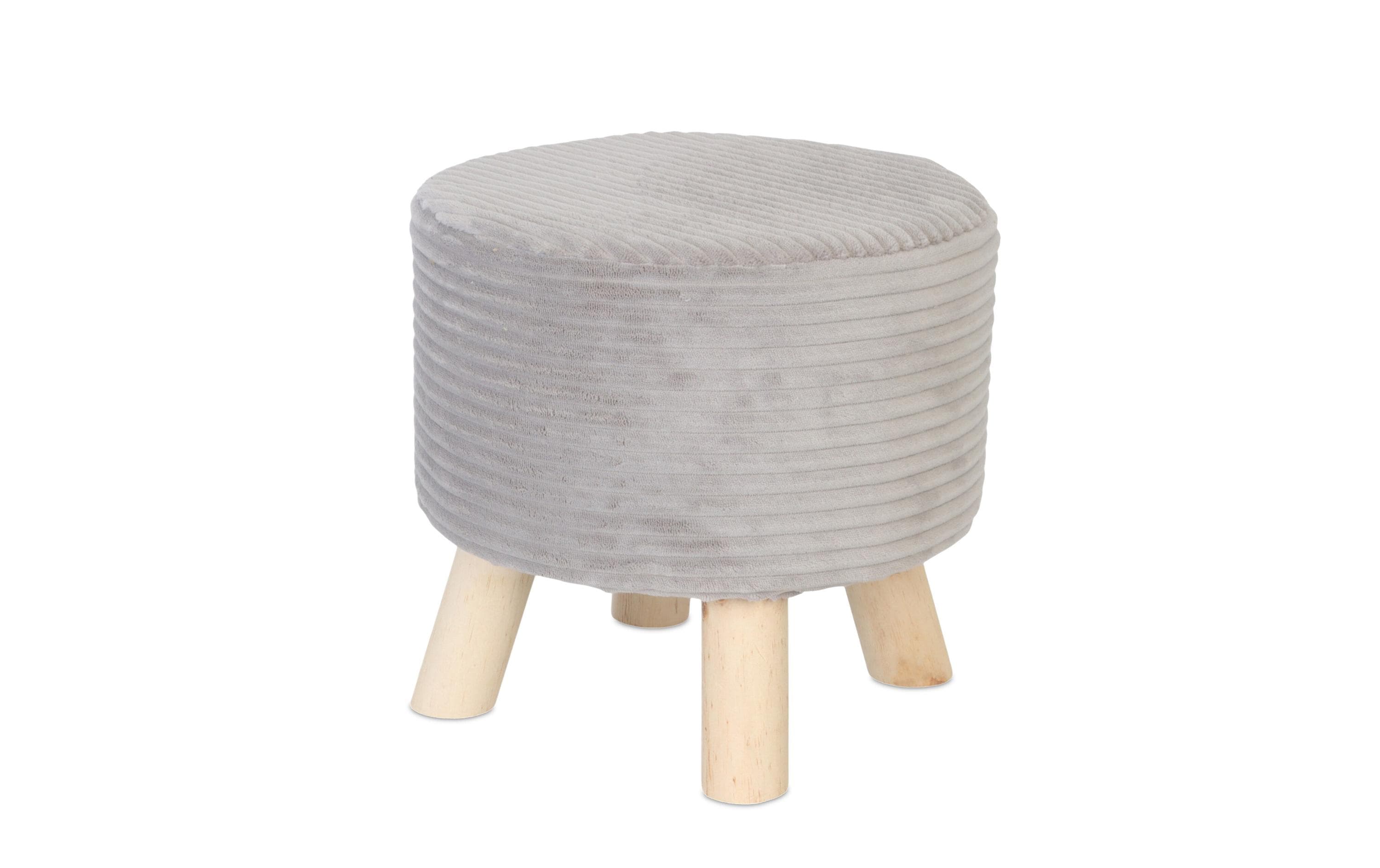 relaxdays Hocker Cord Rund