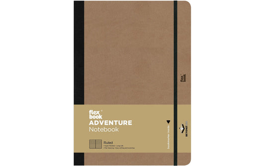 Flexbook | Adventure Notebook liniert | 17x24cm, camel