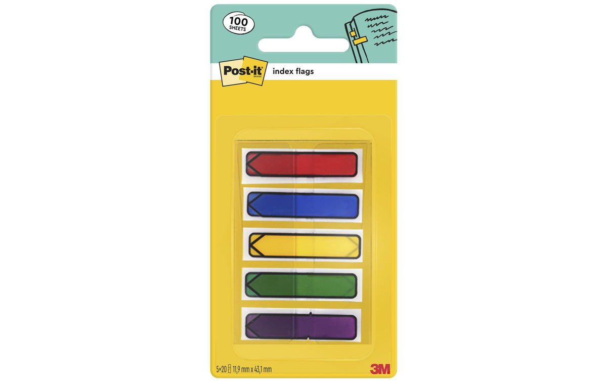 Post-it Index Clip-Dispenser, 100 Stk