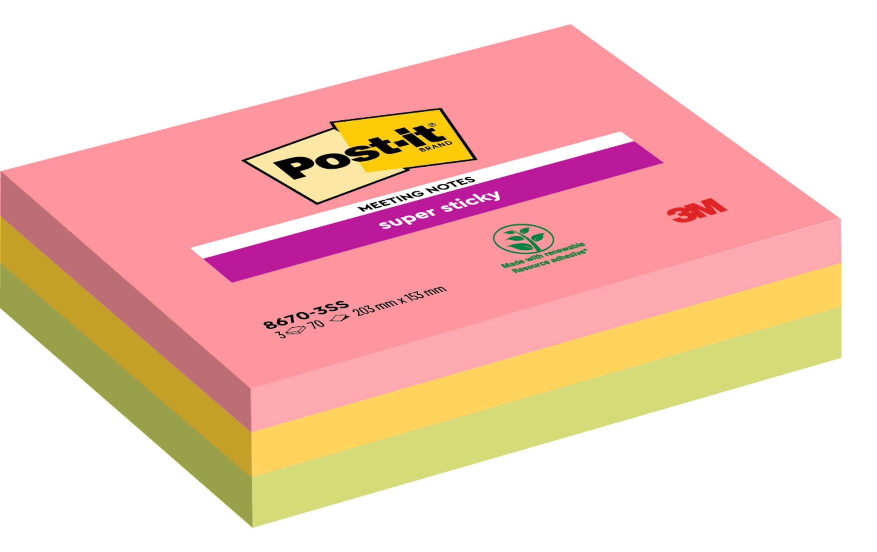 3M Post-it Super Sticky Big Notes