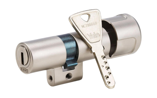 Yale | CH Knaufzylinder RZ Länge 65 | asym, Nickel matt