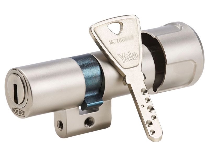 Yale | CH Knaufzylinder RZ Länge 65 | asym, Nickel matt