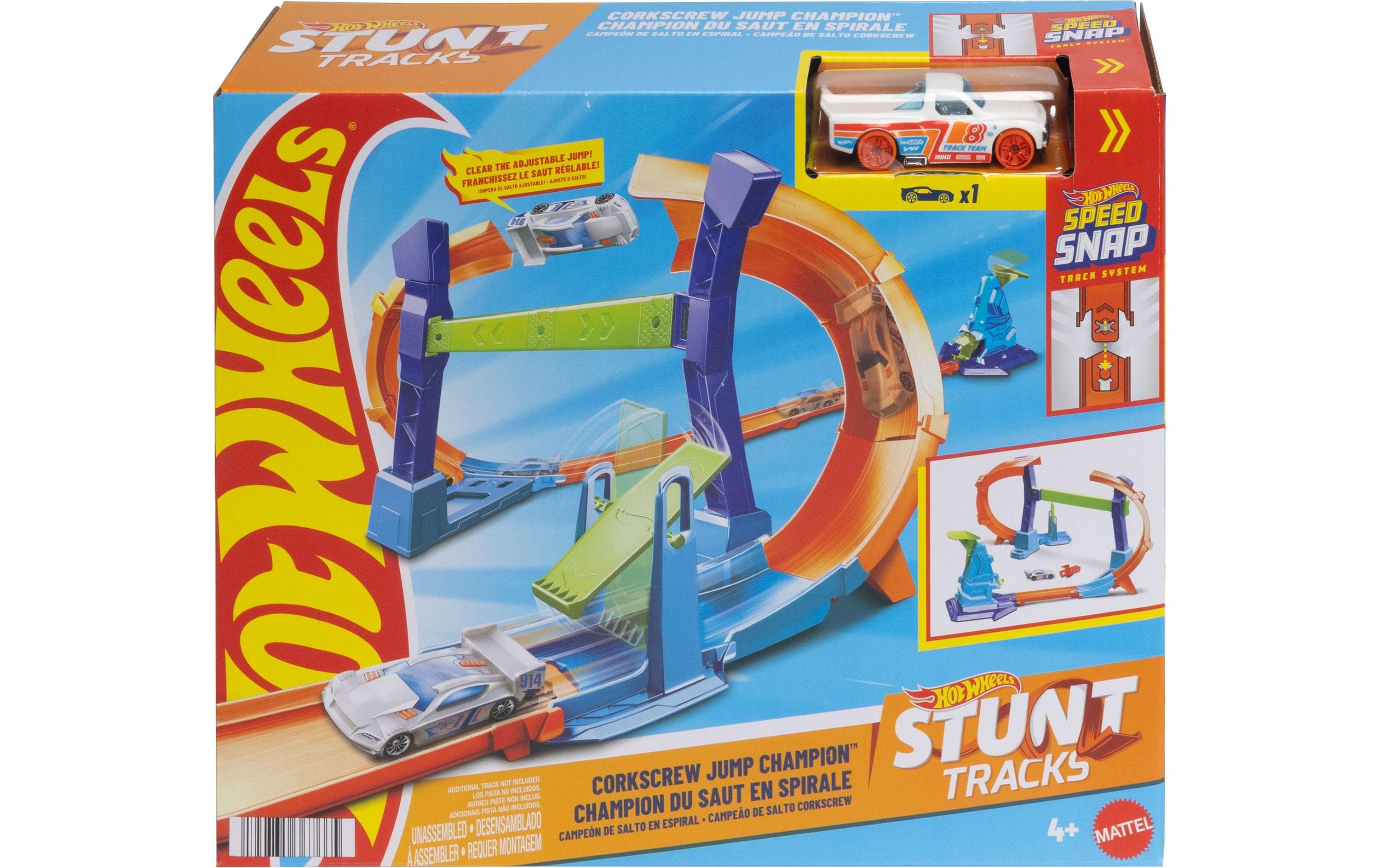 Hot Wheels Stunt Tracks Corkscrew Jump