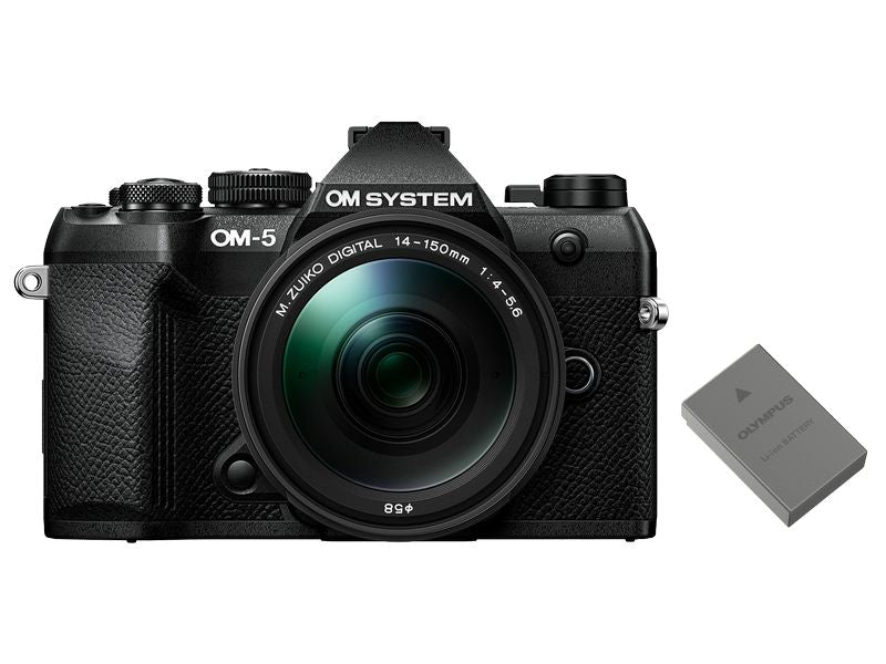 OM-System | OM System OM-5 Camera Kit Black 14-150 | inkl. Akku