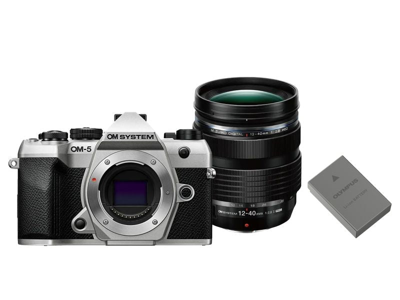 OM-System | OM System OM-5 Mark II Silver 12-40mm | inkl. Akku
