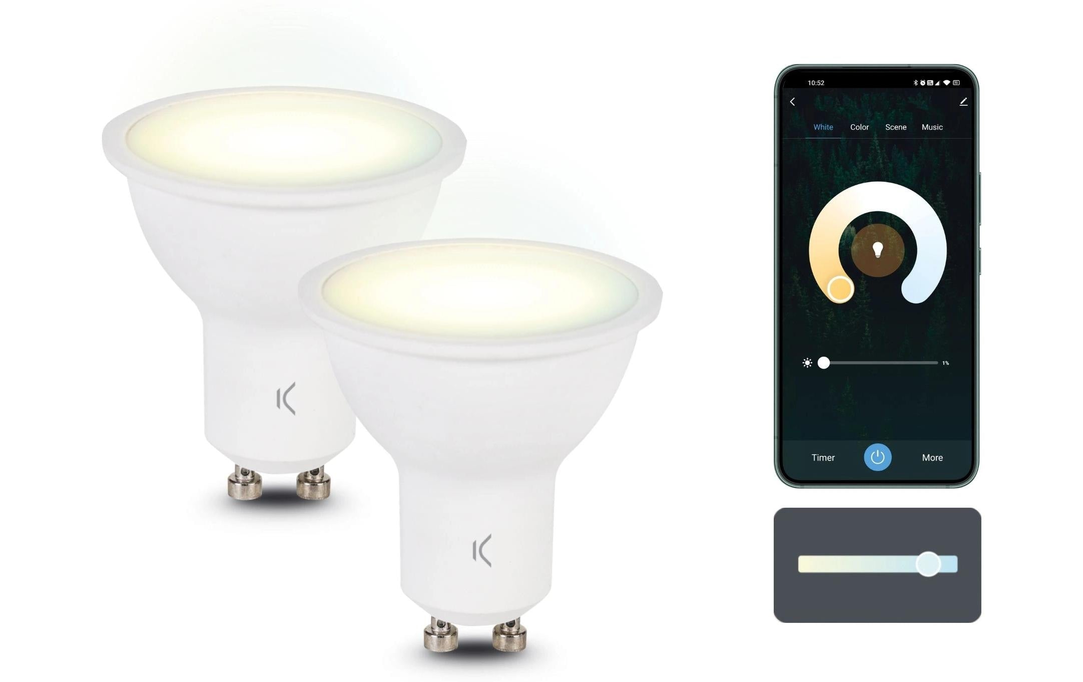 KSIX Smart Bulbs 2er Pack