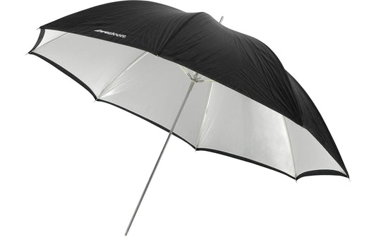 Westcott | Convertible Umbrella | Optical White Satin w. Black Cover 45