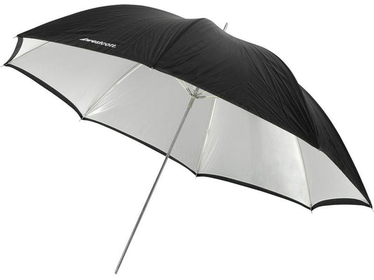 Westcott | Convertible Umbrella | Optical White Satin w. Black Cover 45