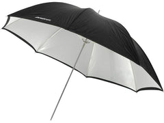 Westcott | Convertible Umbrella | Optical White Satin w. Black Cover 45