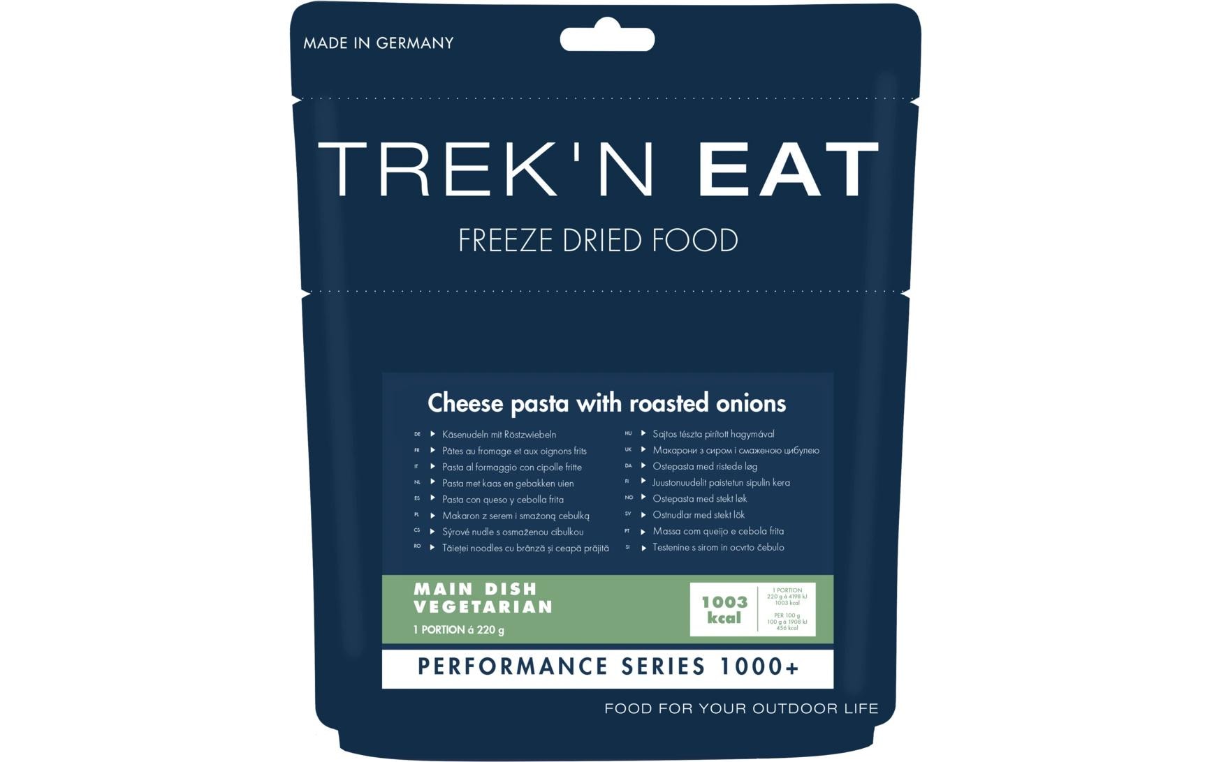 TREK'N EAT Käsenudeln mit Röstzwiebeln