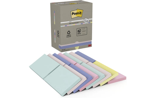 3M Post-it Recycling Notes farbig