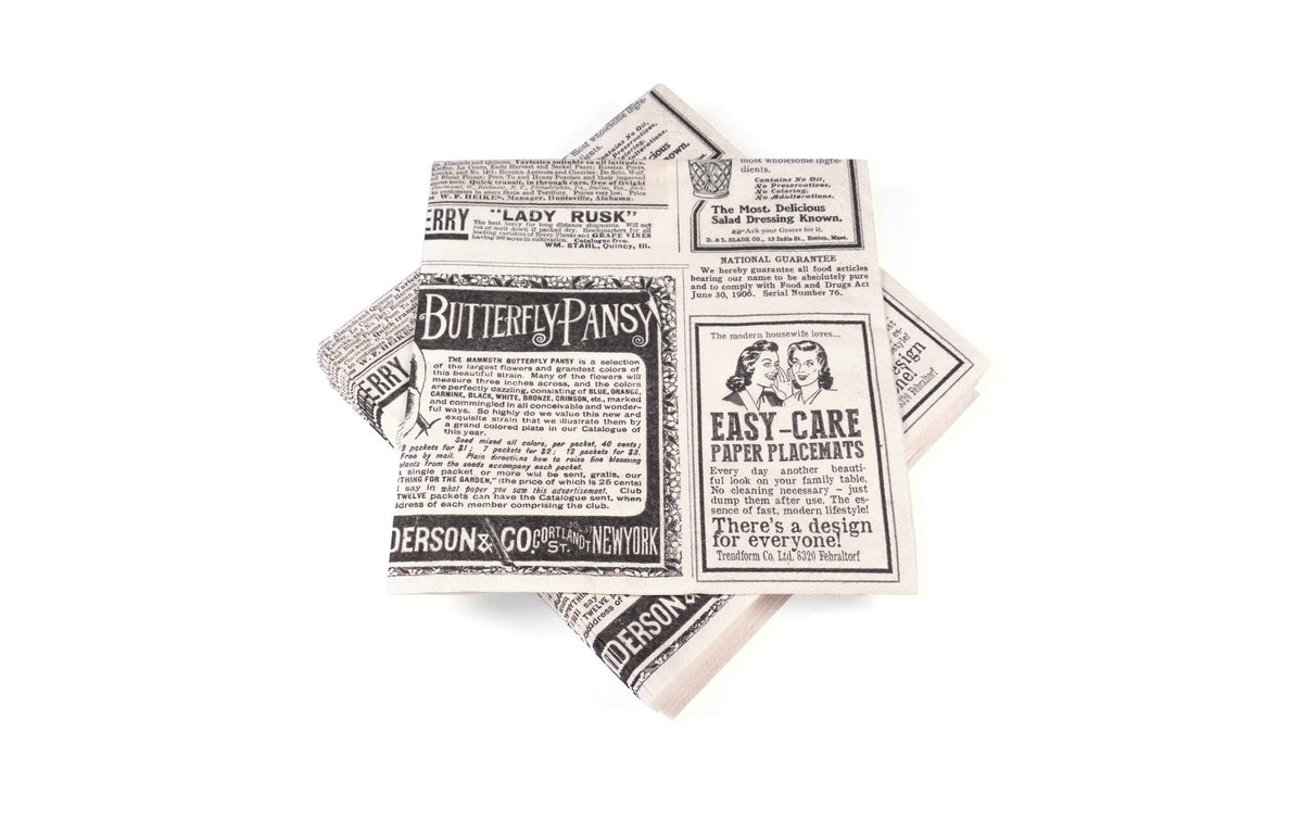 Trendform Papierservietten NEWSPAPER