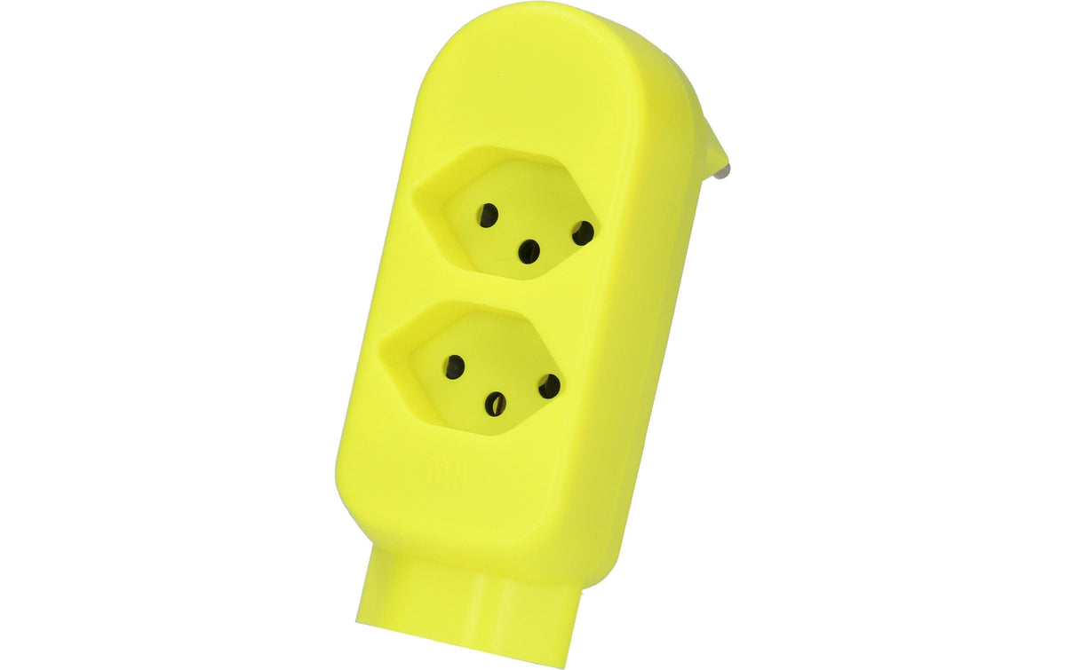 Abzweigstecker ADAPT 2xT13 Fl-gelb