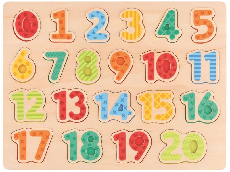 Spielba Holzspielwaren | Spielba Puzzle Zahlen