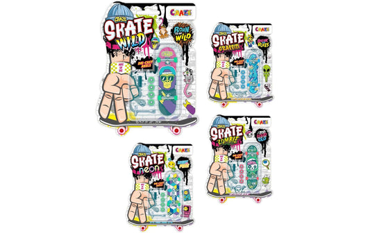 CRAZE Finger-Skateboard Single Mix
