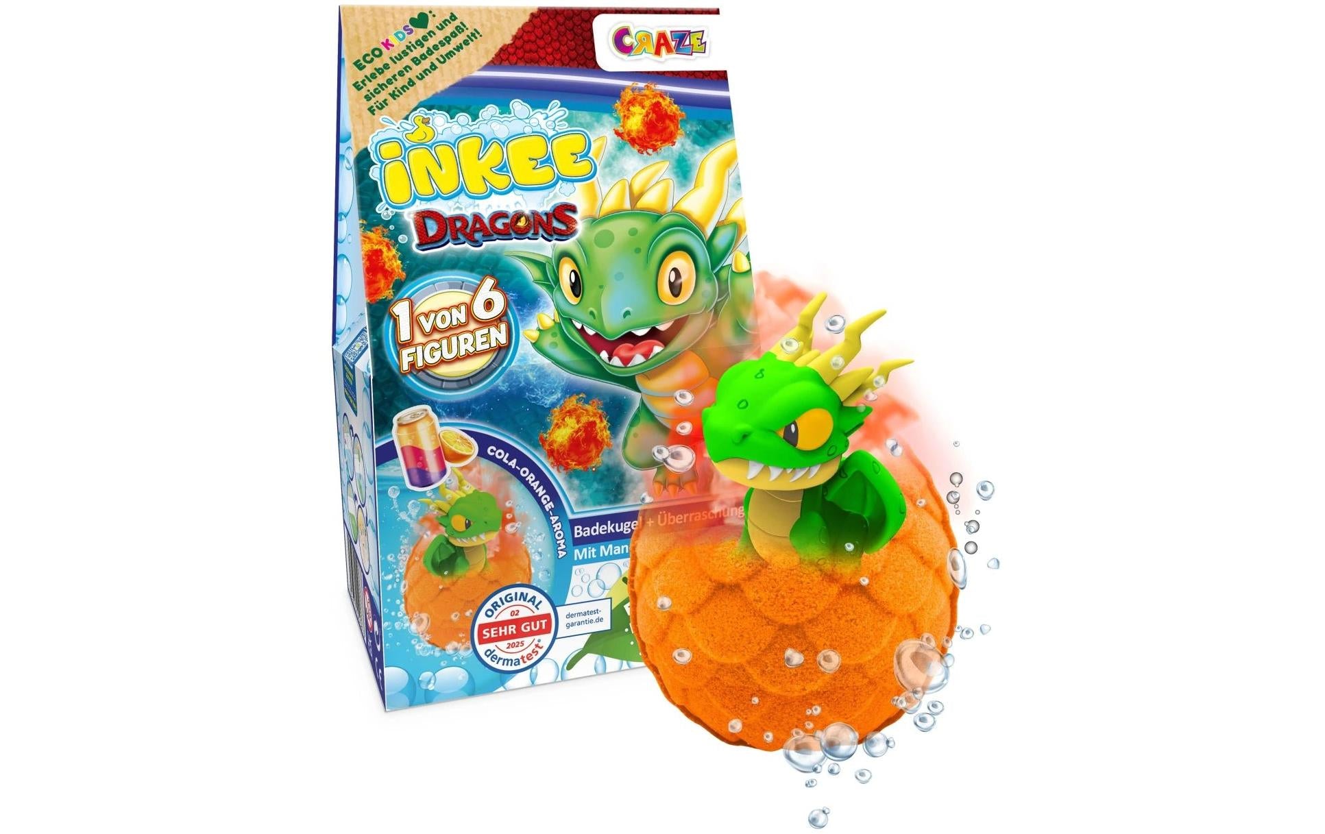 CRAZE Inkee Badebombe Dragons Box